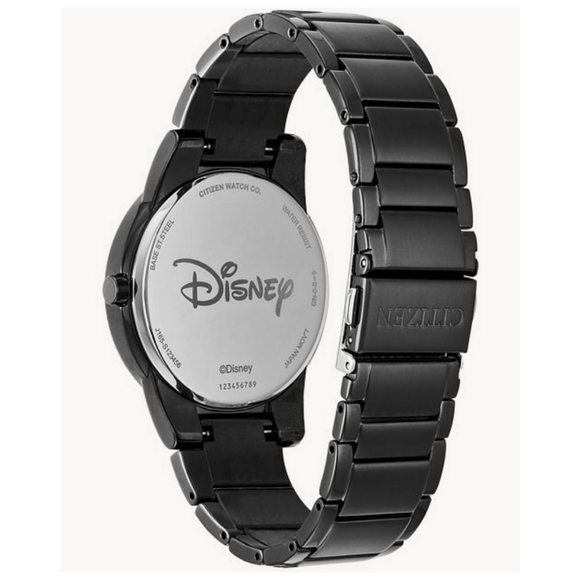 CITIZEN Disney Mickey Mouse Eco Drive Black Mens Watch - Picture 3 of 6
